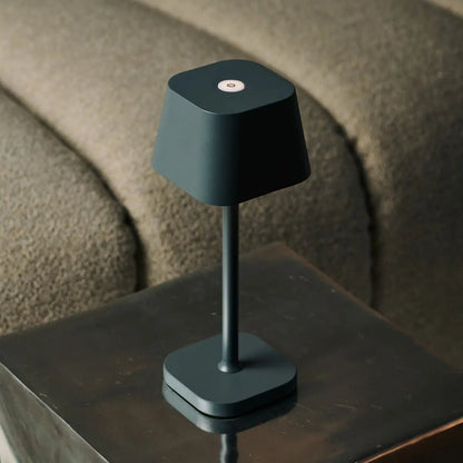 Ava Stone Grey Rechargeable Table Lamp | Stylish, Cordless Lamp & Dimmable