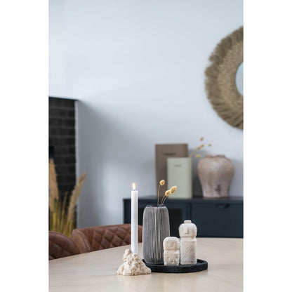 Tray - Tray in cement, black, 26,5x26x2 cm