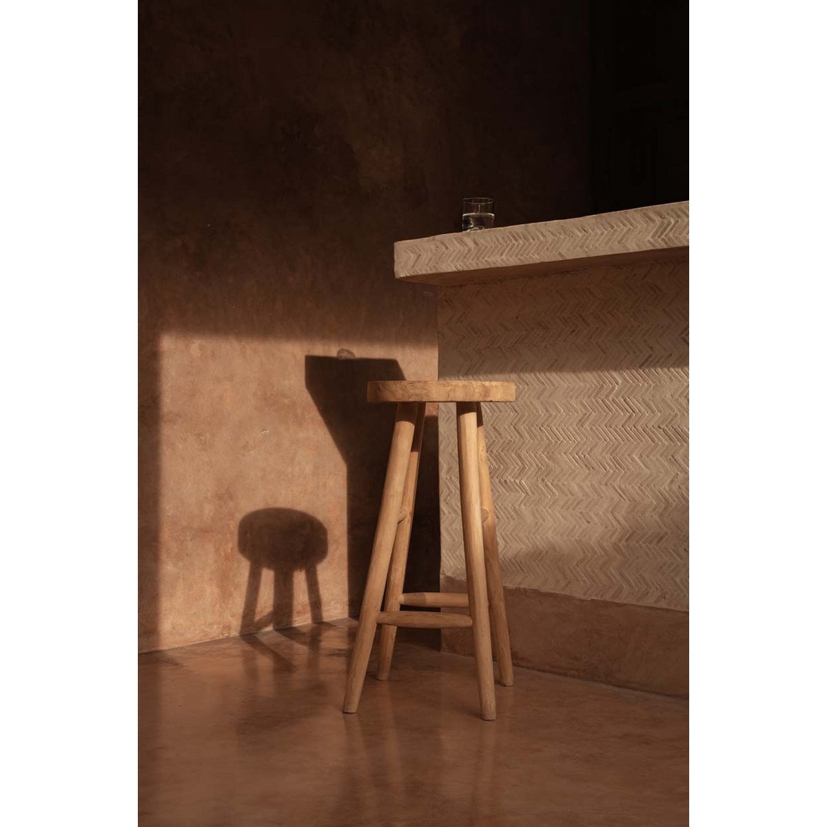 The Kedut Bar Stool - Natural