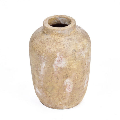 Ceramic Vase - Cream Terracotta Echo Vase - Medium