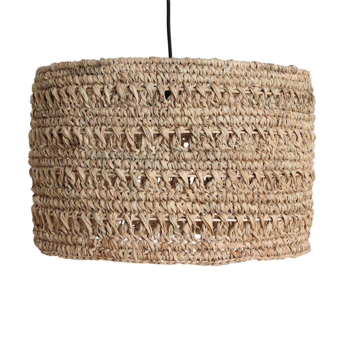 Seagrass Pendant Light - Natural Herba Hanging Lamp, Medium Size