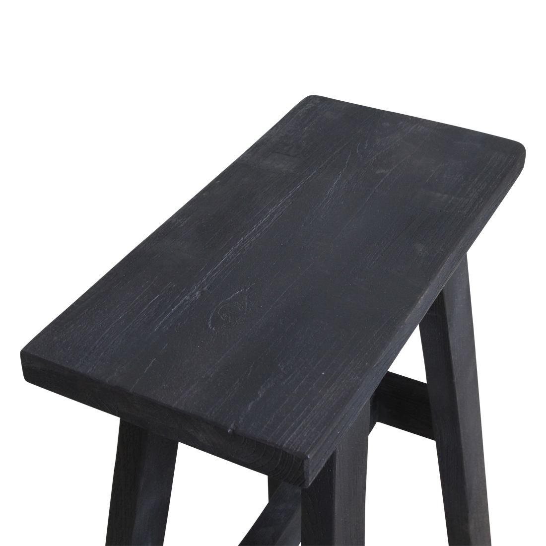Black 'bus stop' bench medium