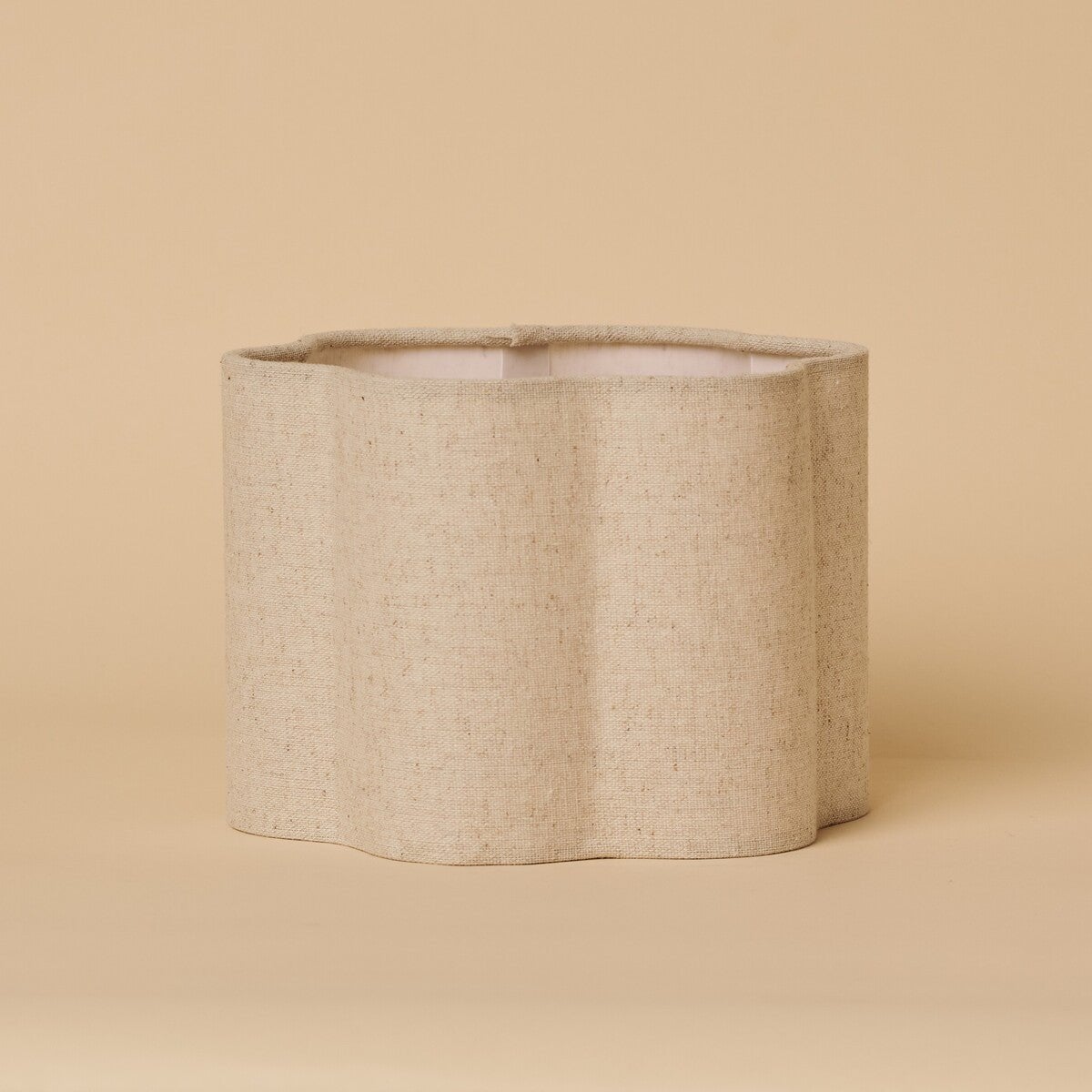 Yalisa Dark Brown Rechargeable Table Lamp | Modular, Linen Blend & Dimming Function