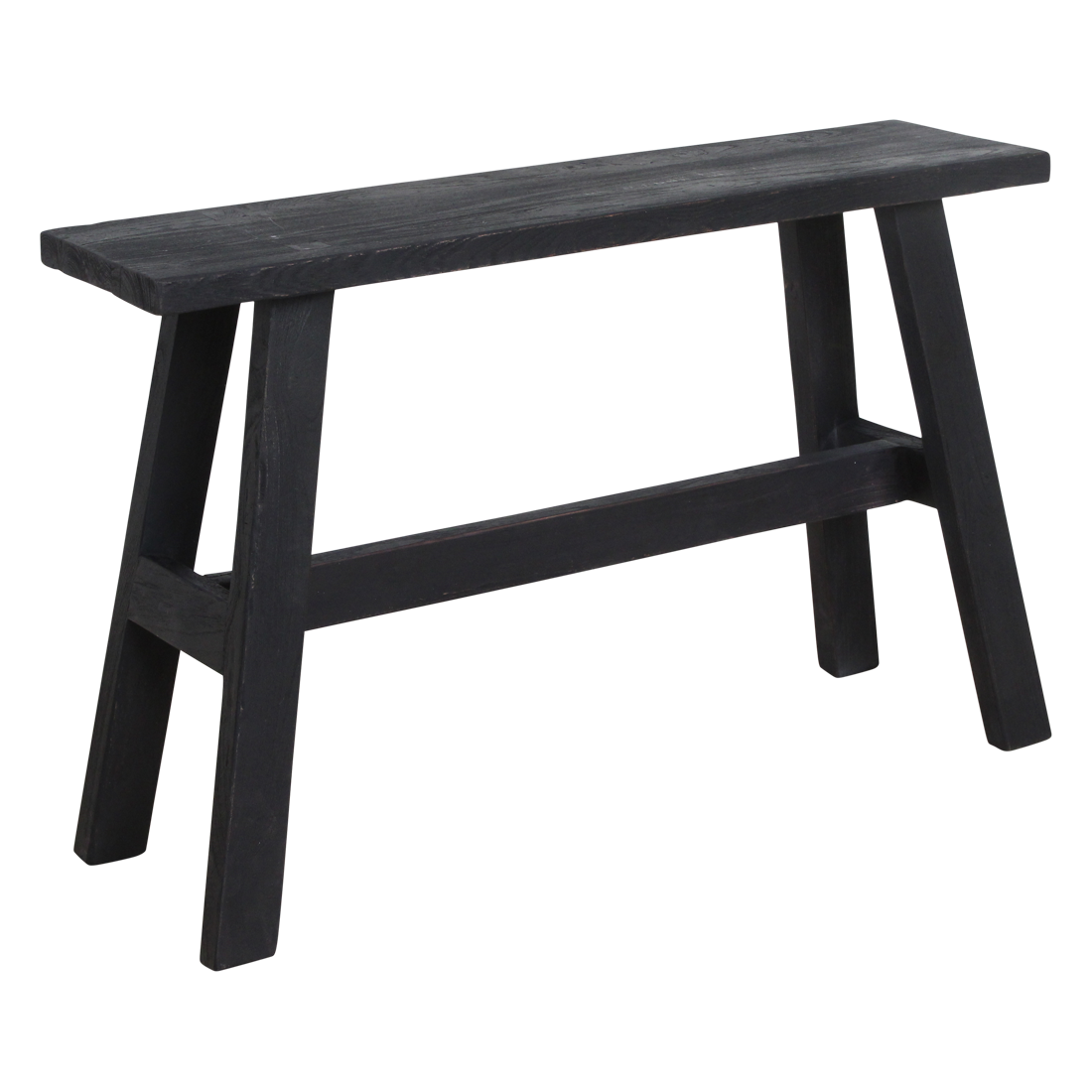 Black 'bus stop' bench Large