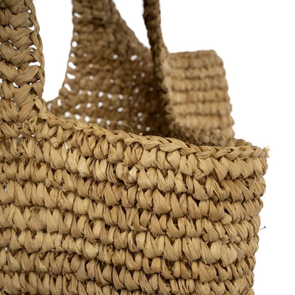 Raffia Shopper Bag - The Te Quiero - Handcrafted & Durable