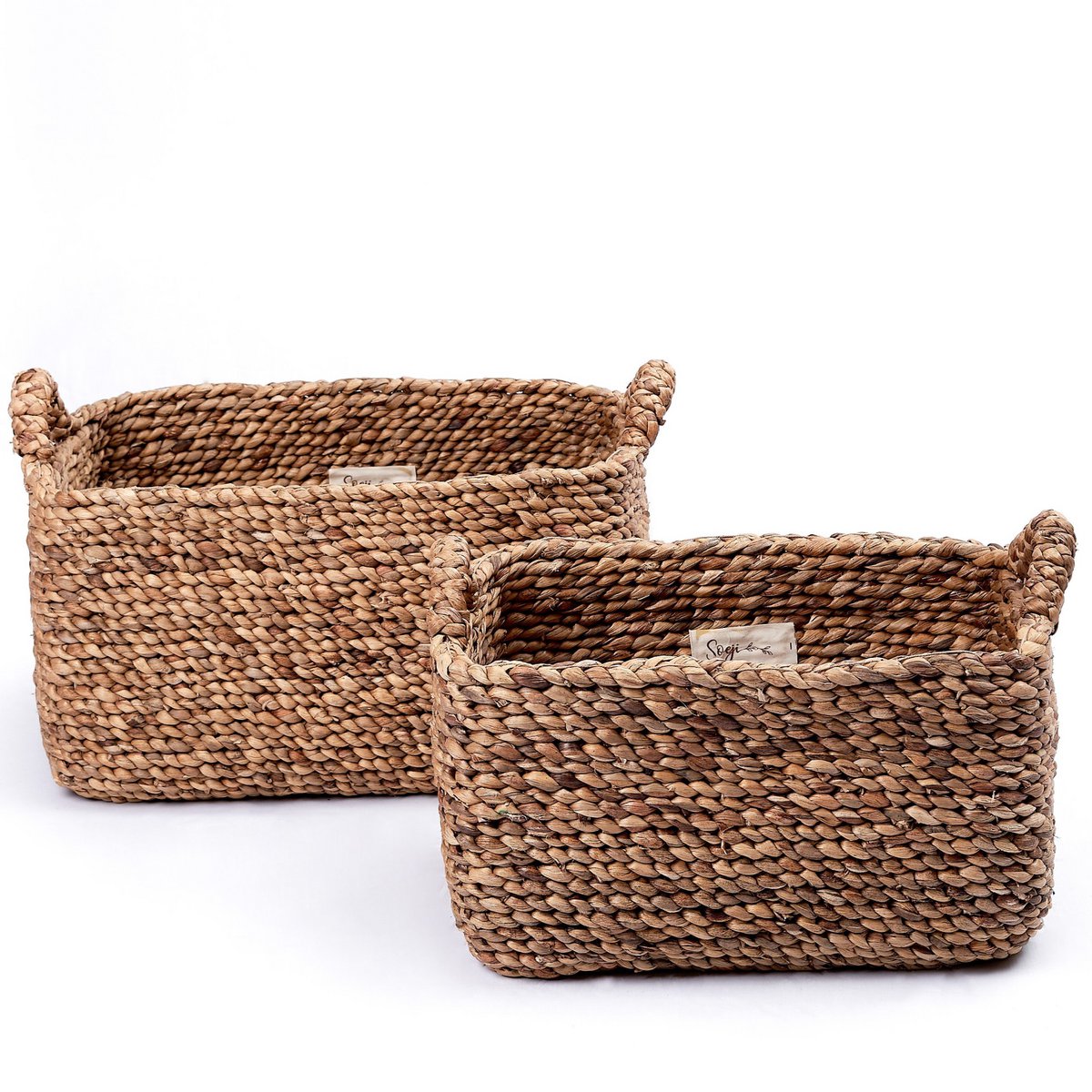 Cesta de Jacinto de Agua - Almacenamiento Artesanal de Tanimbar