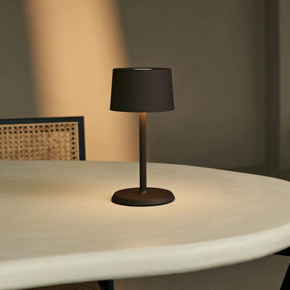 David Mocha Brown Rechargeable Table Lamp 2 in 1 with Adjustable Height | Dimmable & Cordless