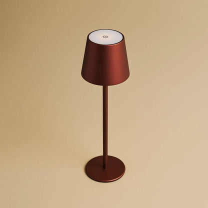 Lampe sans fil Jaspe bronze avec batterie | 3 niveaux d'éclairage et graduable