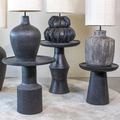 Teak Side Table - Nero Twilight Sustainable End Table