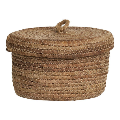 Banana Leaf Storage Baskets – Natural Woven Baskets, Set of 2
