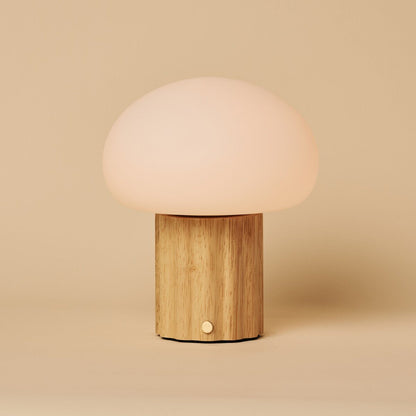 Lámpara de mesa recargable Jord Light Brown | Inalámbrica, única y hasta 100 horas de luz