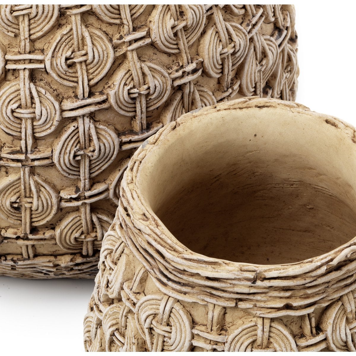 Concrete Planter - Large Decorative Knot Plant Pot