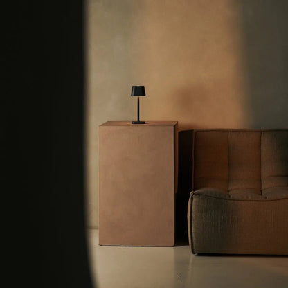 Ava Stone Grey Rechargeable Table Lamp | Stylish, Cordless Lamp & Dimmable