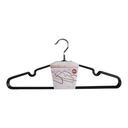 Massa Hangers - Black, Metal, Set of 10