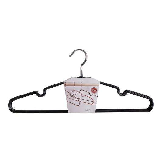Massa Hangers - Black, Metal, Set of 10