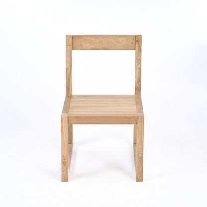 The Linear Dining Chair - Natural Grey