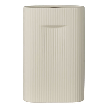Ceramic Vase - Grey Nordic Style Vase, 26 cm Tall