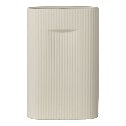 Ceramic Vase - Grey Nordic Style Vase, 26 cm Tall