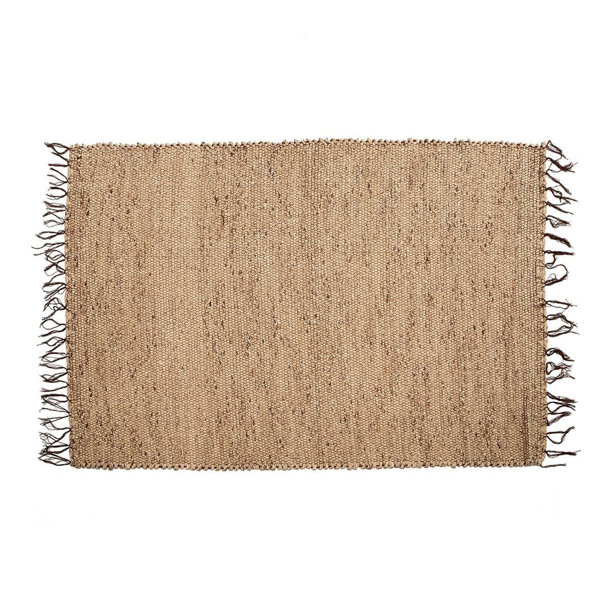 Natural Fiber Area Rug - Killing Field Design, 260x180 cm