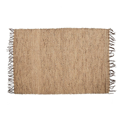 Natural Fiber Area Rug - Killing Field Design, 260x180 cm