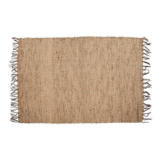 Natural Fiber Area Rug - Killing Field Design, 260x180 cm