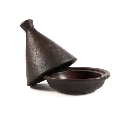 Terracotta Tajine Pot - Ethnic Cone Design for Slow Cooking