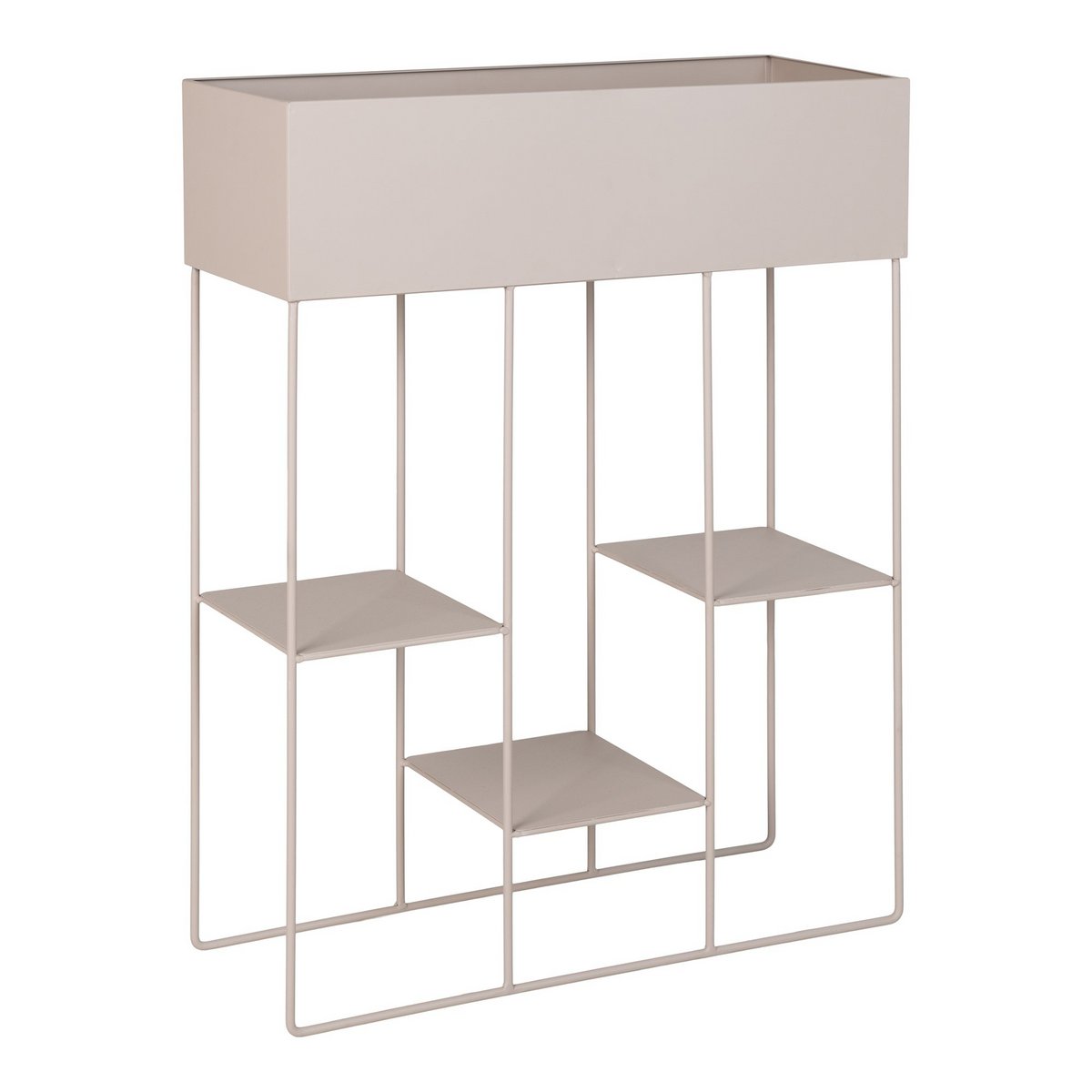 Rabo Planter - Planter, steel, 3 shelves, sand, 25x60x80 cm