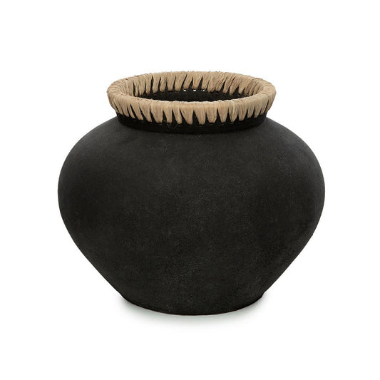 El Jarrón Styly - Negro Natural - L