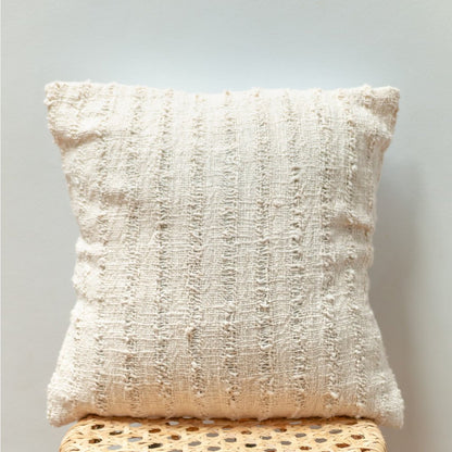 Funda de almohada 40x40 cm o 50x50 cm Tejido a mano | Cojín decorativo | Cojín de sofá RAHAYU Hecho de algodón