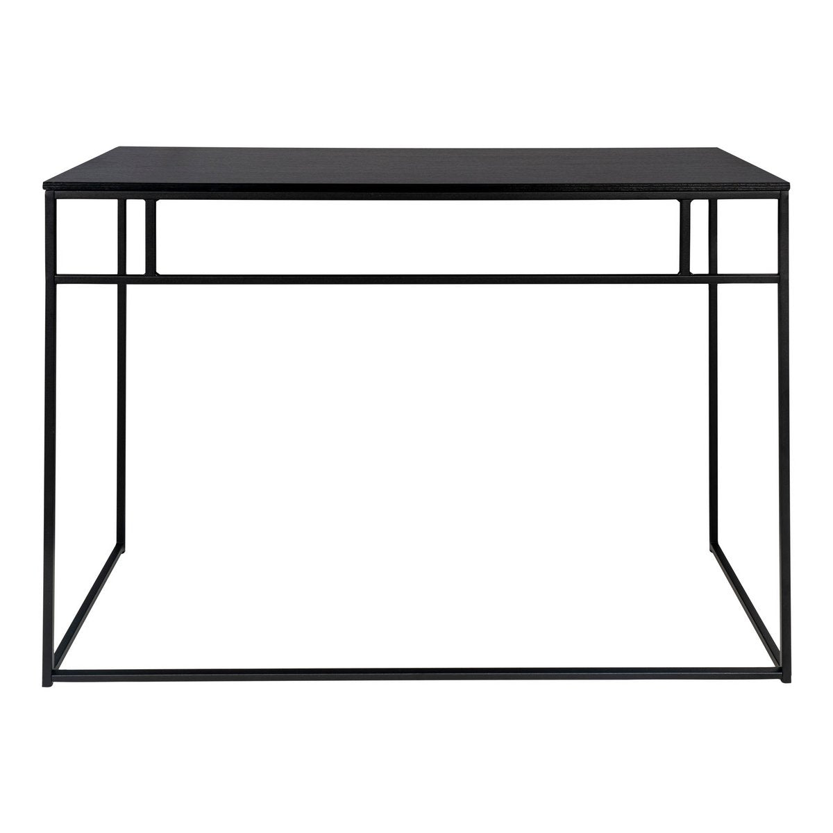 Mesa Vita - negra, acero, 100x45x75cm