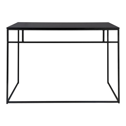 Mesa Vita - negra, acero, 100x45x75cm