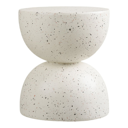 Terrazzo βοηθητικό τραπέζι – Fiberclay βοηθητικό τραπέζι, 40x45 cm