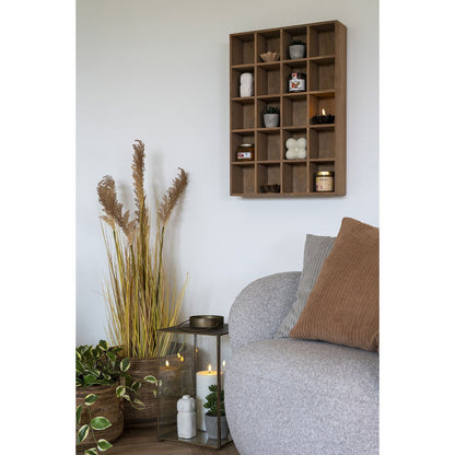 Moss Wall Shelf - Natural brown, pinewood, 44x10x63cm