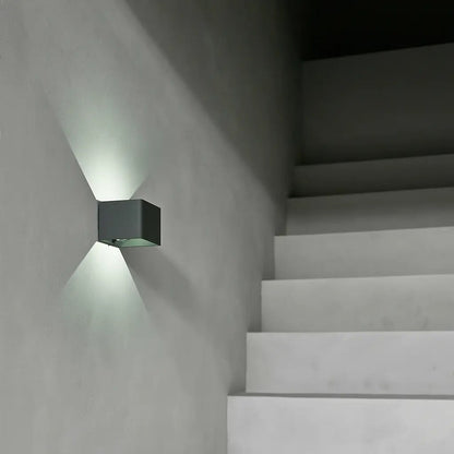Stone Grey Rechargeable Wall Lamp - Motion Sensor & 20 Light Modes