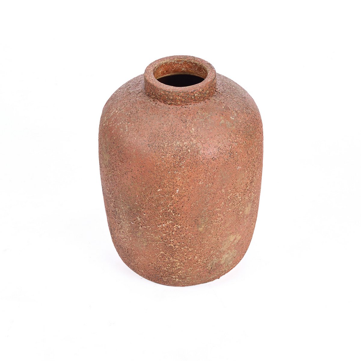 Terracotta Clay Vase - Large Decorative Sculpture