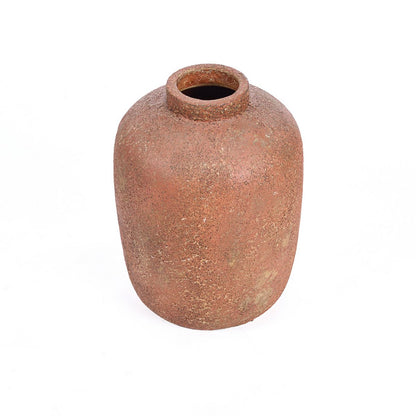 Terracotta Clay Vase - Large Decorative Sculpture