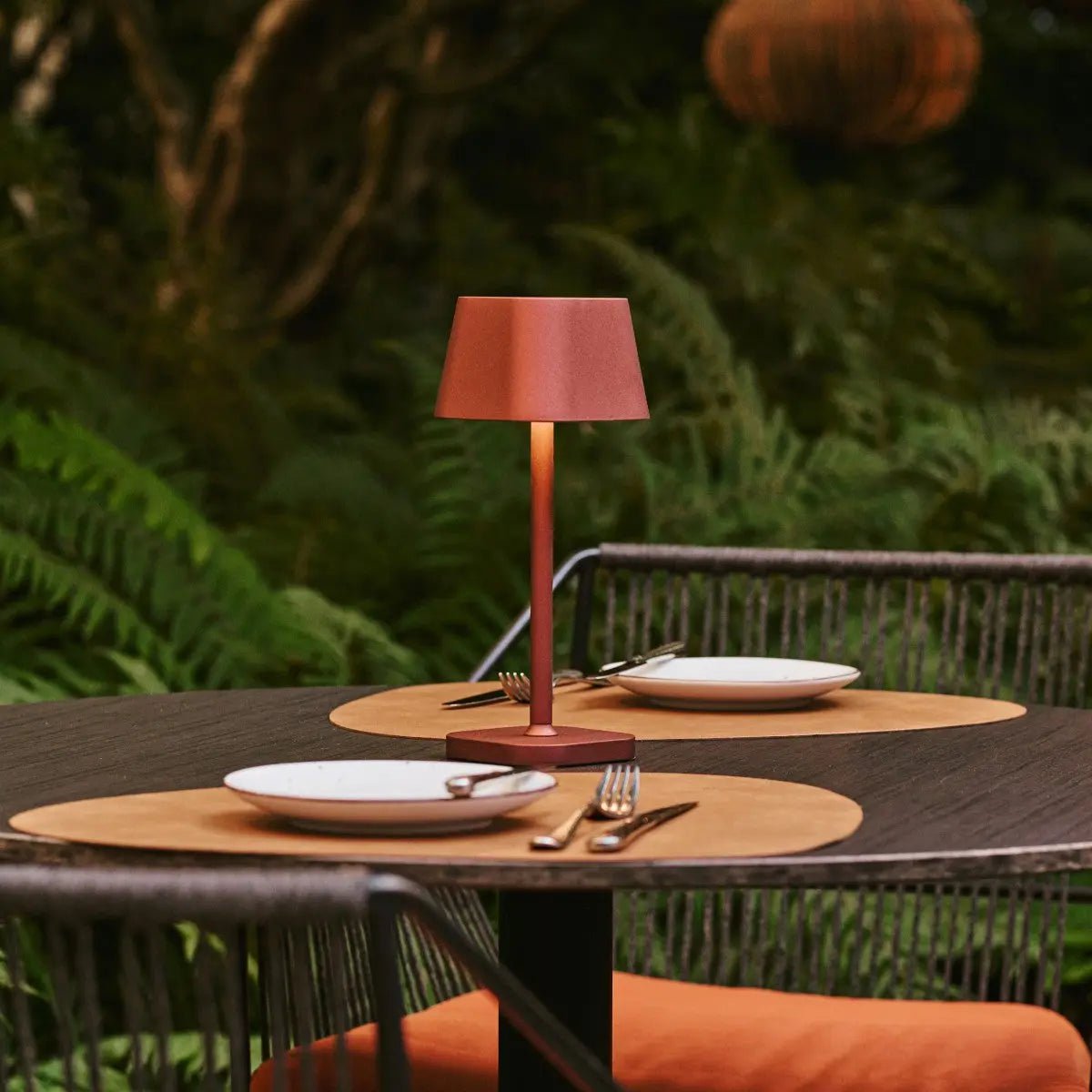 Bronze Rechargeable Table Lamp – Cordless Dimmable Accent Light