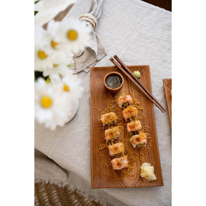 Teak Root Salt Cup - Natural Wood Condiment Server