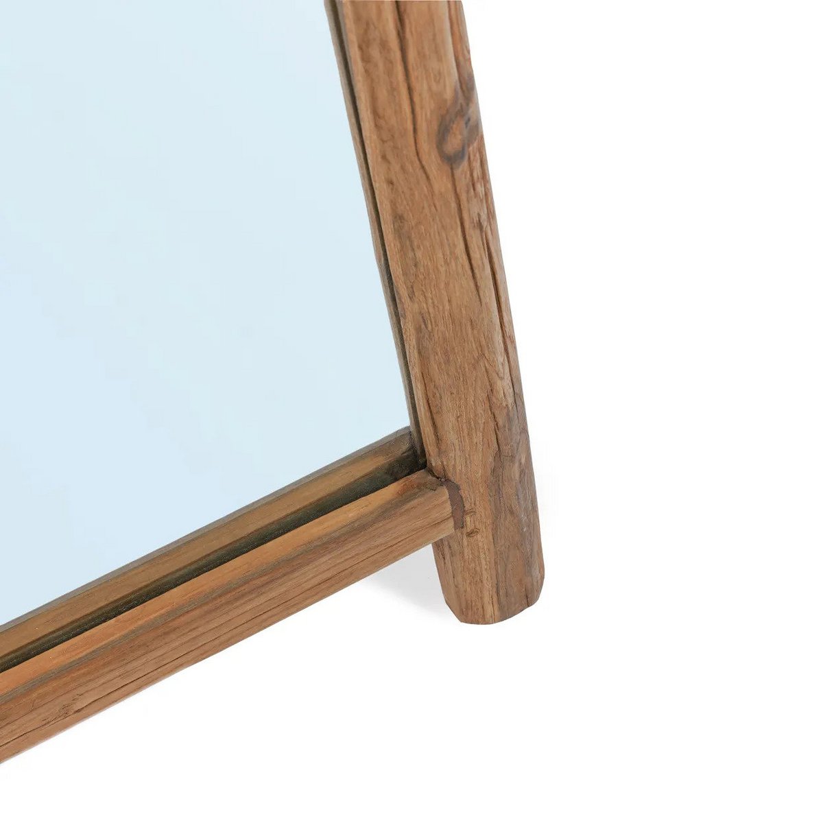 Full Length Dressing Room Mirror - Natural Finish