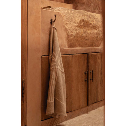 The Linen Palm Tree Kitchen Towel - Natural White - 50x70