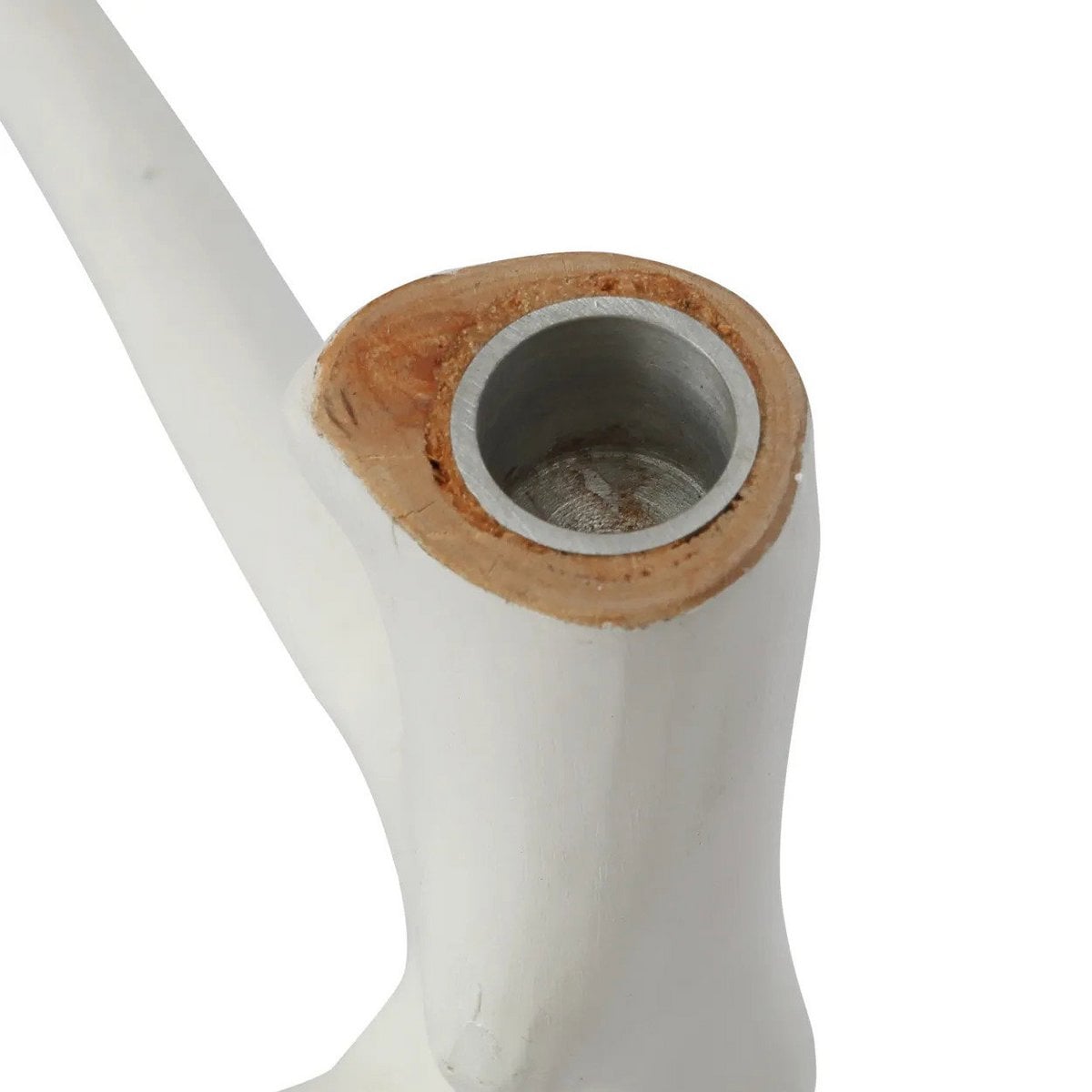White Twig Candle Holder - Triple Candle Design
