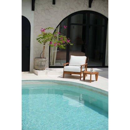 Teak Coffee Table Outdoor - Seseh Three-Leg Design - Medium