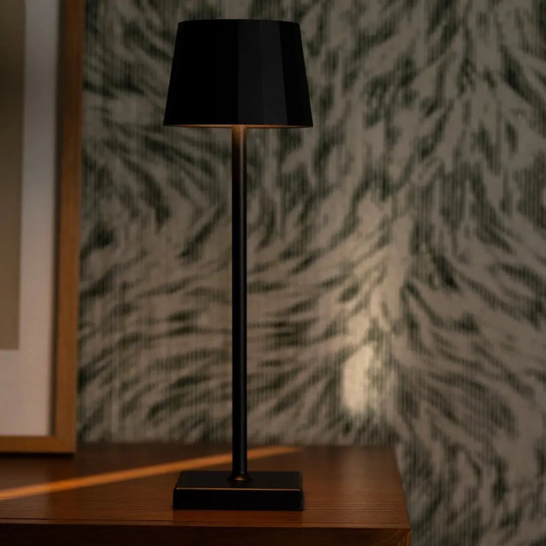 William Black Rechargeable Table Lamp | 120-Hour Battery & Dimmable