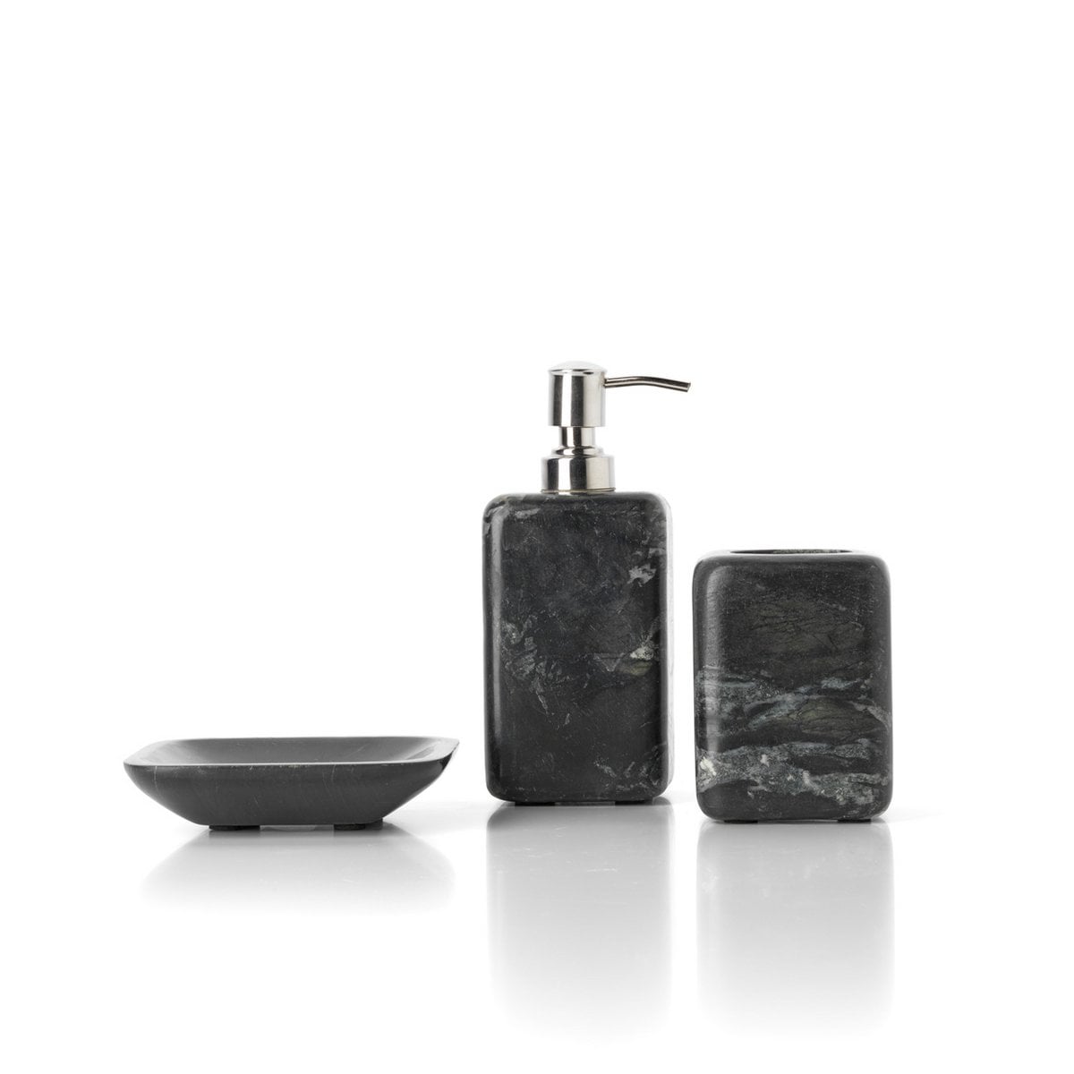 Le Support de Brosse à Dent en Marbre - Marine Noir