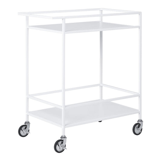 Vita Bar trolley - White, steel, 68x40x79 cm