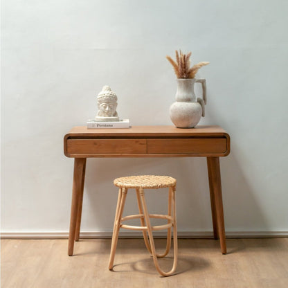 Rattan Stool - Woven Seat Small Stool | Soeji