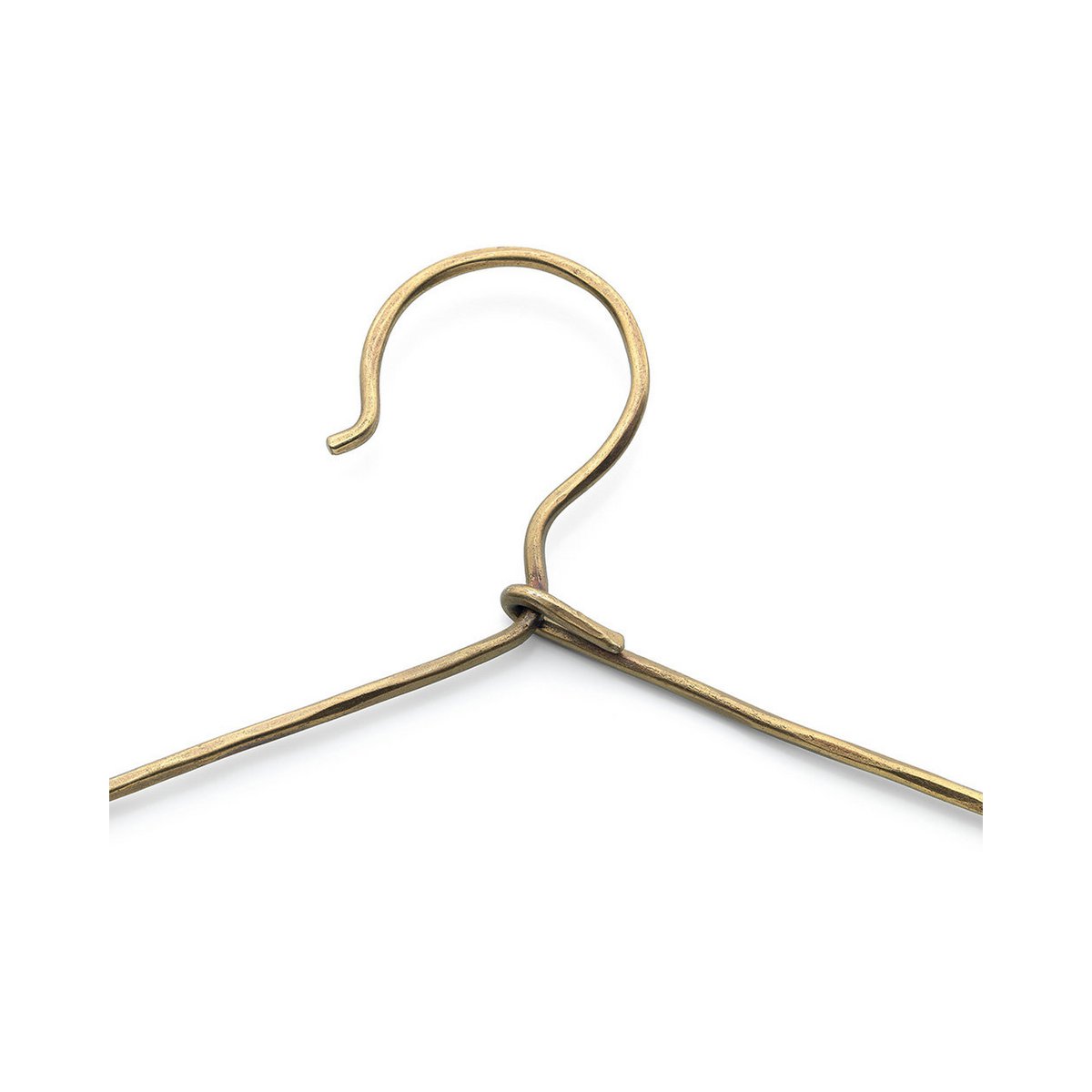 Brass Clothing Hanger - Gold Metal Wire Hanger for Closet