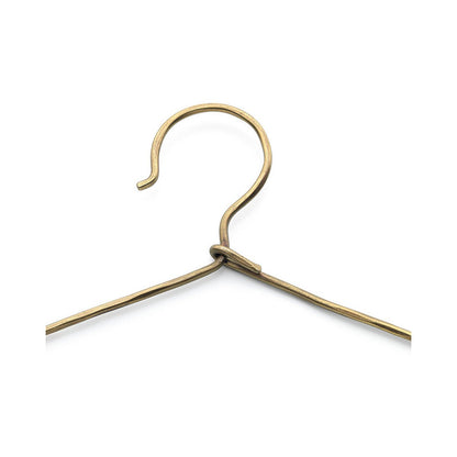 Brass Clothing Hanger - Gold Metal Wire Hanger for Closet