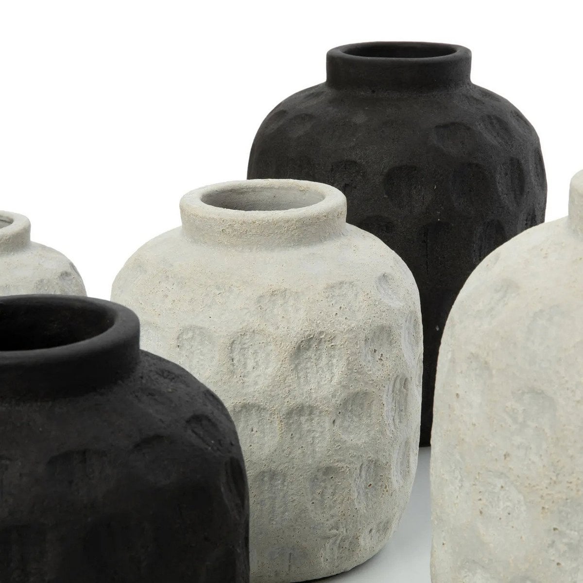 Concrete Vase - Modern Terracotta Floral Vase - Medium