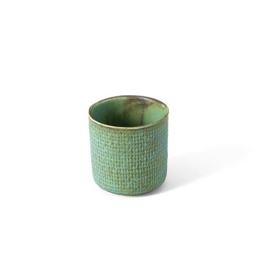 Bazar Bizar Living Artisan Κεραμικό Φλιτζάνι – Textured Lagoon Glaze, Μέγεθος Espresso